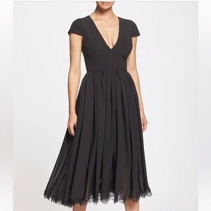 Dress the Population Corey black Midi Dress